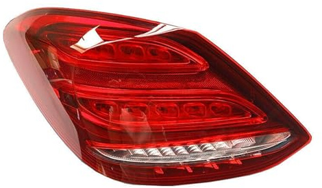 Piloto Trasero Para Mercedes Para Benz Clase C W205 C300 C260 C200 2014-2018 Señal Giro Parada Freno Lámpara Marcha Atrás Luces Traseras Conducción Piloto posterior(Izquierda)