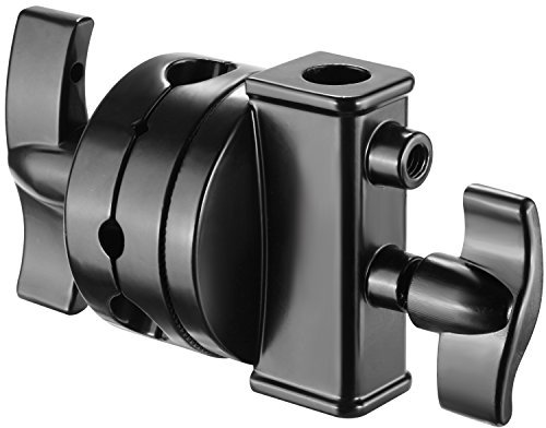 NEEWER - Rotula giratoria de 6,35centímetros, función de Carga Alta para Soporte de Luces, Brazo Jirafa y Otros Equipos fotográficos en Tubo de 1/2, 1/4, 3/8, 5/8 Pulgadas (Negro)