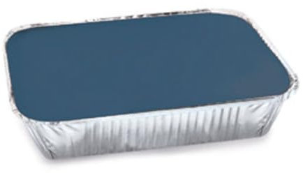 Ro.ial Enthaarungswachs/Warmwachs in Alu-Schale für die Haarentfernung - 1 kg - blau - ohne Vliesstreifen