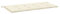 vidaXL Gartenbankauflage, Bankauflage Sitzkissen Outdoor, Polsterauflage Auflage für Gartenbank, Bankpolster Bankkissen, Creme 100x50x4cm Oxford-Gewebe