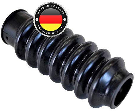 WS · SYSTEM 1x Universal Faltenbalg aus Gummi – 1 Stk flexible & dehnbare Achsmanschette MADE IN GERMANY aus hochwertigem PVC – Schelle in Größe: L 75mm-118mm Ø 25mm-30mm