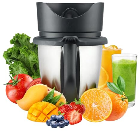 Juicer för Thermomix TM6, TM5, TM31, extraktionssats med juiceavdelare för TM5/TM6/TM31, för alla typer av citrusfrukter, gelé och sirap i hemmet