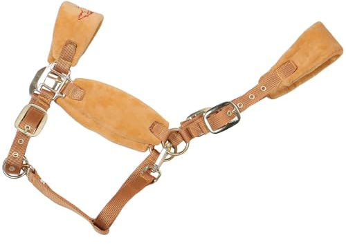 OFFSCH Cabestro para Caballo Ajustable Acolchado con Cuerda Trenzada Portátil Diseño Breakaway para Entrenamiento Ecuestre Senderos Rancho y Establo Equipo Profesional Cómodo