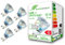 greenandco 5x bombilla LED GU10 35mm | 3W 160 lm | 3000K blanco cálido | 50° | 230V | CRI 90+ | sin parpadeo | no regulable