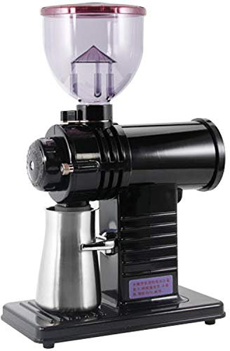CGOLDENWALL Molinillo de café eléctrico, molinillo de café automático, molinillo de granos de café, molinillo de granos de café, 10 niveles de grosor ajustable (negro)