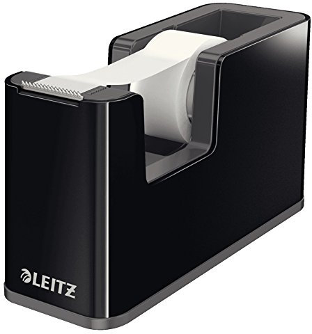 Leitz Etikettenspender schwarz, Manuell, 9c2be155-42c5-43e7-9e07-bd7102c19044, Kunststoff, 19 mm, Klebeband-Etikettenspender