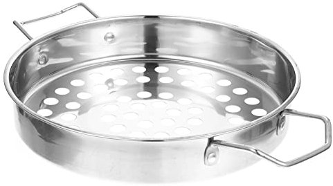 UPKOCH Stainless Steel Large Hole Colander Mesh Strainer for Pasta Shrimp Cool Shrimp Making Tool