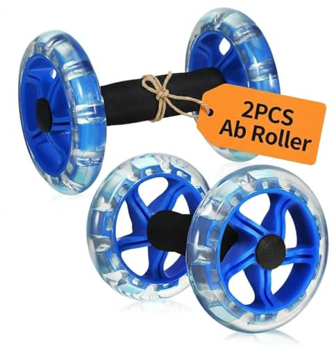 Kisangel Wheel Ab Trainer Roller Core Workout Equipment Weight Loss Equipment Exercise Roller Fitness Wheel Equipment Fitness Device Scroll Wheel Wire Wheel