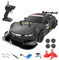 Goolsky Ferngesteuertes Auto 40KM/H Drift Auto 1/16 4WD 2,4GHz Stufenlos Variable Geschwindigkeit RC Auto Scheinwerfer Austauschbare Drift- und Rennreifen Kindergeschenk für Kinder Erwachsene Schwarz