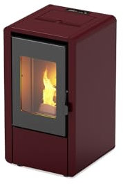 AMG Petite Z6 Poêle à granulés 7 Kw Bordoux