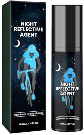 Reflektierende Sprühfarbe, reflektierendes Spray für die Nacht, wetterbeständige reflektierende Sprühfarbe, Sprühfarbe für Nachtfahrten, Fahrrad-Glühspray für Kleidung, Fahrräder, Skateboards, Leinwan