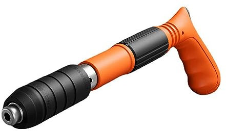 Cordless Concrete Nail Gun - 4-Speed Adjustable Pneumatic Nailer for Woodworking, Cement Walls & Decoration,Lightweight Design (Bare Gun)