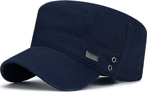 YeeHeen Cappello da cadetto piatto cappello militare militare per uomo donna, Marina Militare, Taglia unica