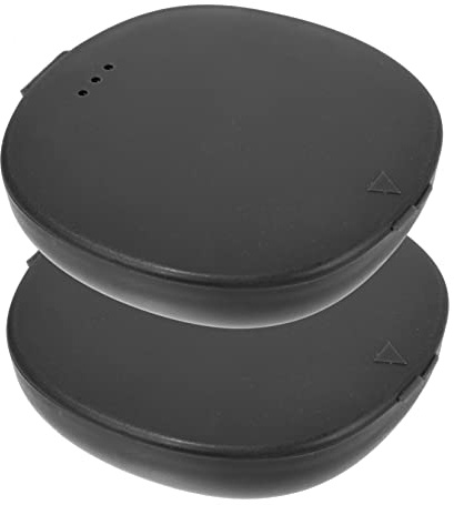 VALICLUD Boîte de Rangement Plastique Noire pour Cup Menstruelle, 2 Pièces, Portable et Respirante Organisation Hygiénique des Fournitures Féminines