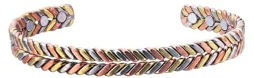 SVADiA Wellness Wave Koppararmband med Magneter – Justerbart Armband i Rent Koppar för Män & Kvinnor, Stilrent och Miljövänligt Smycke
