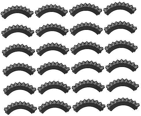 Ciieeo 24 Piezas Envoltorios para Cupcakes de Halloween de Decoración de Calabaza Adornos para Fiestas Envoltorios para Tartas y Magdalenas para Decorar Postres Celebraciones Halloween