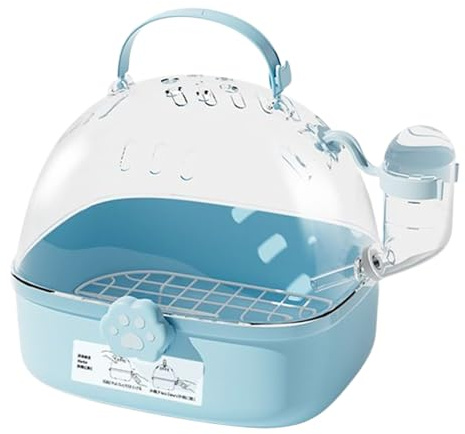 Transporteur pour Perroquet - Transporteur Petit Oiseau,Caisse Transportable Ventilée avec Bouteille d'eau pour Petits Animaux