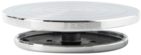 Rueda Para Decoración Cerámica, Plato Giratorio Metálico Para Acabado Y Banda De Cerámica, Herramienta Multiusos Para Manualidades Escultóricas Mesa De Arte Antideslizante Para Taller En