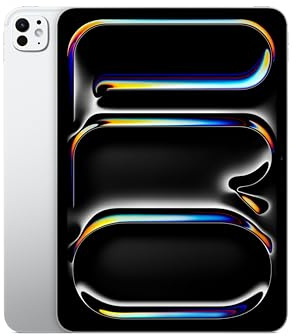 Apple iPad Pro 11-inch (M5) 512GB: Ultra Retina XDR display, Landscape 12MP Front Camera/12MP Back Camera, LiDAR Scanner, Wi-Fi 7 with Apple N1, All-Day Battery Life — Silver