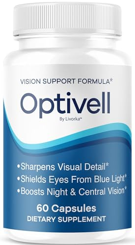 Optivell Eye Capsules - Official Optivell Advanced Premium Vision Support Pills - Maximum Strength, Natural Vitamins for Overall Health & Wellness Reviews, 60 Capsules for 1 Month