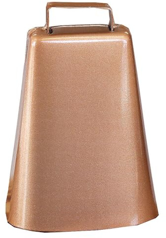 HILASON 7-1/2 Kentucky Cow Or Bull Bell Copper