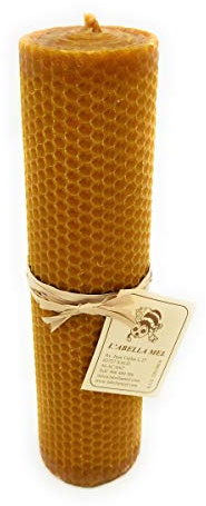 Bougies en cire d'abeille L'Abella - Produit naturel - Sans polluants - Parfum agréable