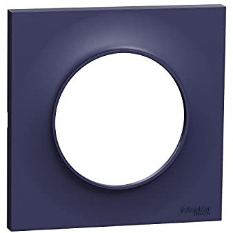 Schneider Electric - Odace Styl, Plaque Cobalt, 1 poste - S550702