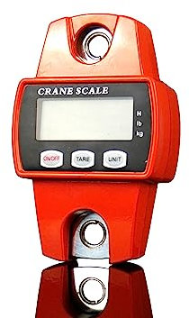 Hakenwaage, Haken 300 kg/660 lb, Genauigkeit +/- 50g, Digitalanzeige, Tara, Elektronische Waage, Stromversorgung 3x AA, Betriebsdauer bis zu 150h, HDWR wagPRO-H300