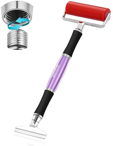 benote Diamond Art Painting Accessories Tools Roller Pressing Pen Metal Correction Plate, 5D Diamond Art Kits Straightener Rhinestone Embroidery Paintings Accessory