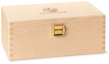 PRIMAVERA Aroma Zubehör Duftbox - Accessoire für die Aufbewahrung ätherischer Öle und Duftöle, aus Fichten- und Pappelholz, nachhaltige Forstwirtschaft - Handarbeit aus Österreich