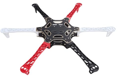 F550 Hexa-Rotor Air Frame Kit 550 mm Compatible with KK, MK, and MWC Flight Controllers for Multirotor Hexacopter UAV