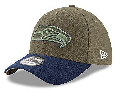 New Era 39Thirty Cap Salute to Service Seattle Seahawks L/XL