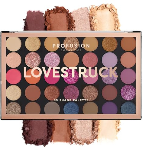 Palette de fards à paupières Profusion Cosmetics - 35 teintes Lovestruck