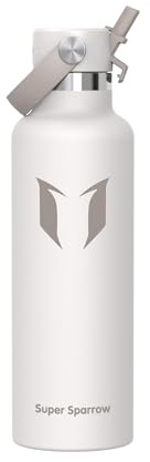 Super Sparrow Borraccia Termica, Acciaio Inox Bottiglia Termica - 750ml - Senza BPA Borracce, Borraccia Bambini per Scuola, Sport, Campeggio, Yoga, Palestra, Ciclismo