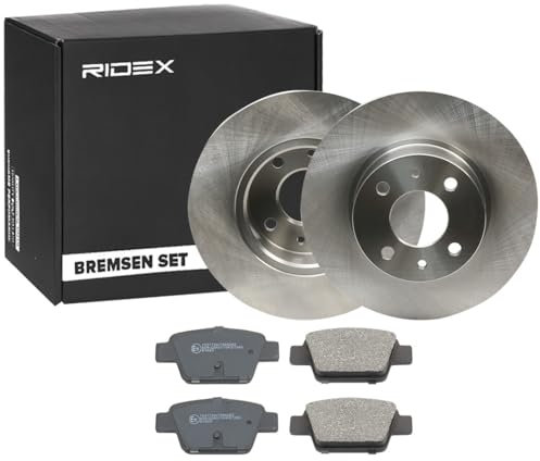 RIDEX 3405B0377 Kit dischi e pastiglie Assale posteriore pieno