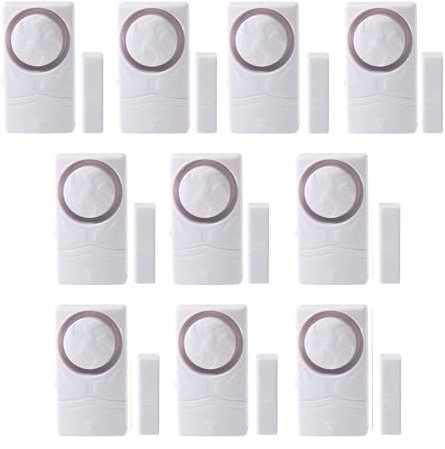 HAPYTHDA Dörrlarmsystem hus med fönsterlarm ytterdörrklocka 108 dB inbrottsskydd, 19R-10