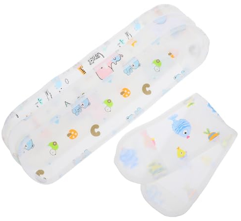 DECOMELODY Ceinture Abdominale pour Protéger le Nombril en Coton Doux et Respirant pour Bébé Bandage Pratique à Cordon Motifs Mignons, pour -né