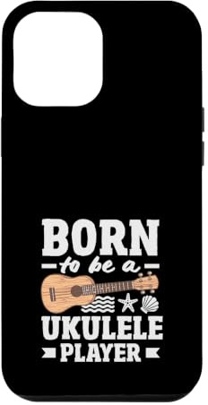 Born to Be A Ukulele Player Instrument à Cordes Vintage Coque pour iPhone 12 Pro Max