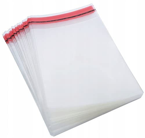 OliveBird 500 Bolsas De Plástico Transparente Peel & Seal bolsas tamaño 15 cm x 20 cm + 3 cm solapa