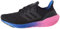 adidas Herren Vanquish 6 Lea Laufschuhe, Schwarz Schwarz Lucid Blue, 44 2/3 EU