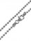 CC-Style - Kugelkette in 925 Sterling Silber - Halskette ohne Anhänger | Stärke: 1,2 mm - Länge: 36 cm