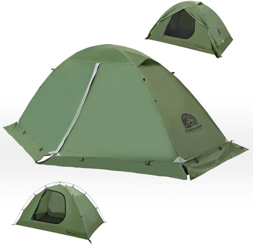 2-Person Backpacking Tent for 4-Season - Winter Waterproof Tent for One Person, Lightweight Camping Gear for Backpacking, Easy Set Up Cold Weather Essentials by Underwood Aggregator