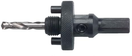 Supporto e punta guida per corone HSS-bimetallico, alta resistenza, precisione nella perforazione, ideale per lavori in metallo e legno.