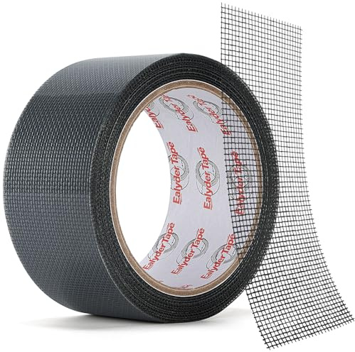2 x 30FT Black Window Screen Repair Tape Fiberglass Mesh Patch Tape