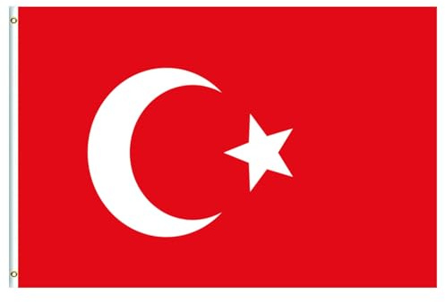 Landsflaggor (90 x 150 cm:Türkiye)