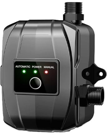 Pompe d'augmentation de pression 24 V Pompe d'augmentation de l'eau domestique, automatique, mini pompe de douche chaude et froide avec accessoires d'installation pour l'eau du robinet, WC, salle de