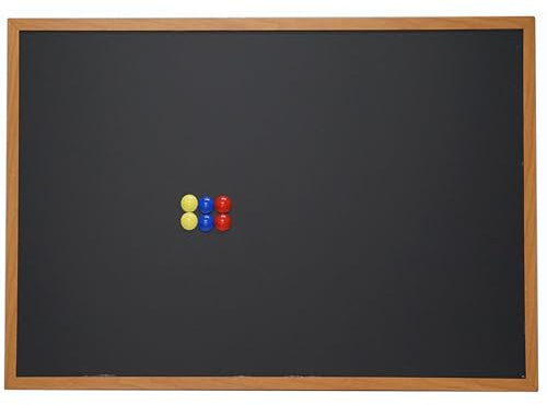 Gr8 Home Magnetic Chalkboard Wall Mounted Office Home School Cafe Bar Kitchen Menu Memo Blackboard Wooden Framed Notice Board Sign 60cm x 90cm