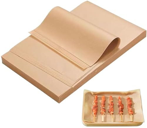 50PCS Baking Paper Sheets,Non-Stick Parchment Paper Greaseproof Sheets for Oven,Greaseproof Paper,Unbleached Baking