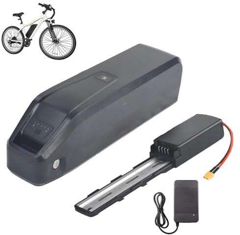 JCXYL EV Batteria al Litio agli ioni di Litio da 36V 10Ah, 13Ah, 21Ah per Telaio Inferiore e Batteria da 48V 10Ah, 17.5Ah per Telaio Inferiore per e-Bike, con Caricabatterie Incluso.,Xt60,48V10AH