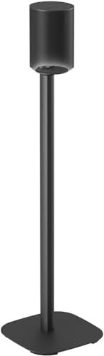 Vogel's SFS 4113 speaker floor stand for Sonos ERA 100, Cable Inlay System, Height: 32,3 inch (82 cm), Max. 11 lbs (5 kg), Black, 1 floor stand